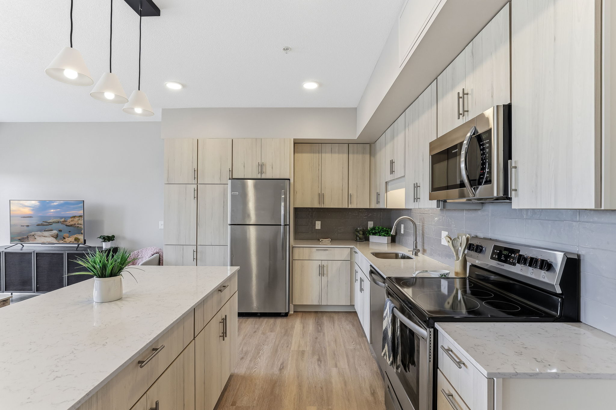 A large kitchen