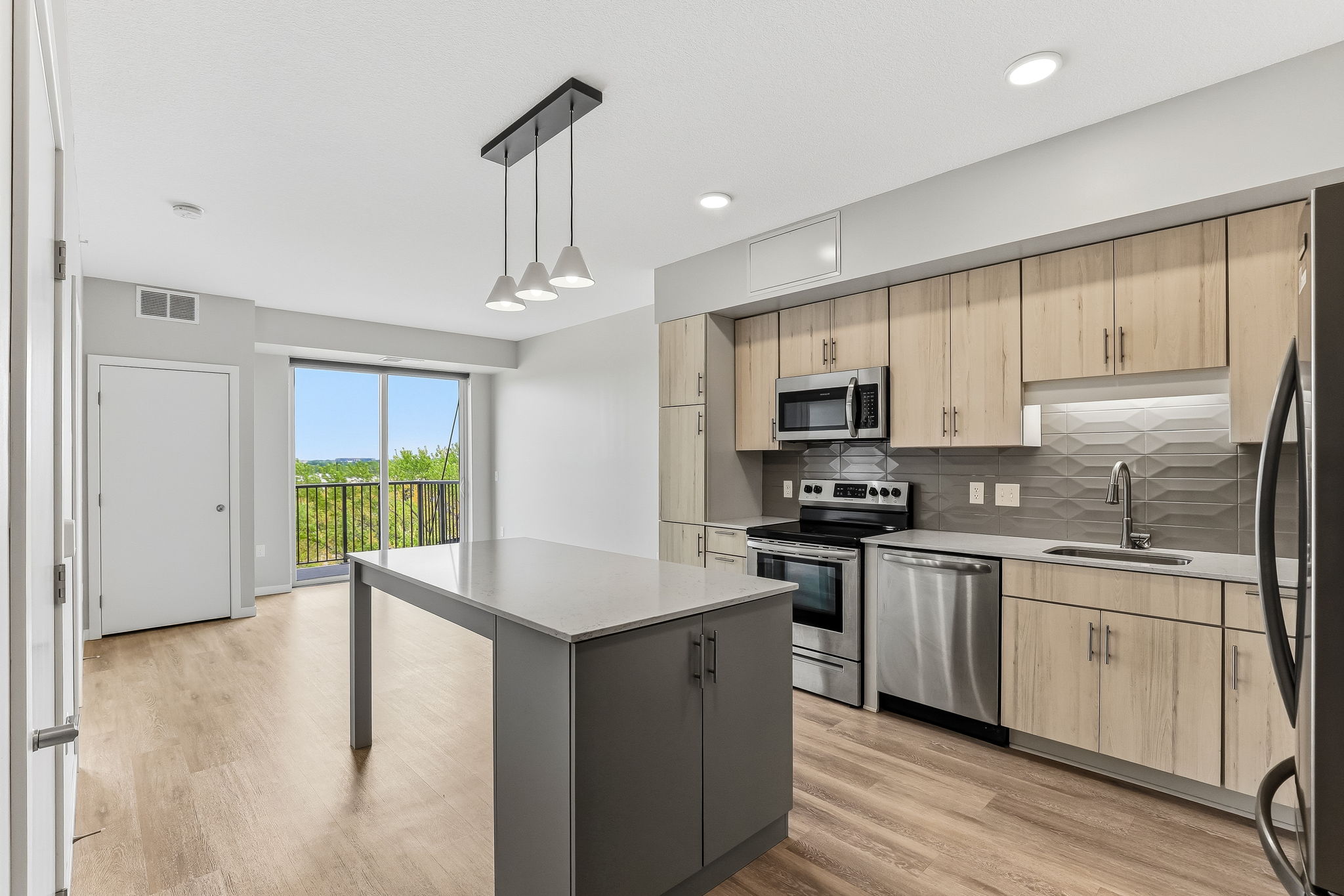 A kitchen island